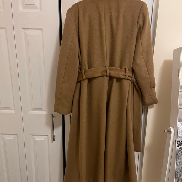 I.N.C. International Cocepts Women's Solid Belted Wool Coat - Picture 3 of 9